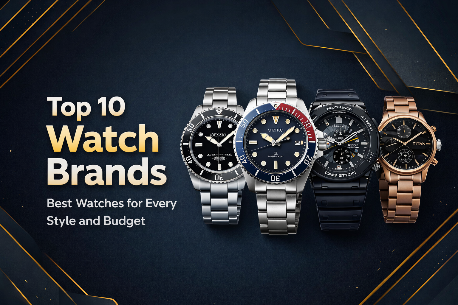 Top 10 Watch Brands in 2026 (Luxury to Budget)