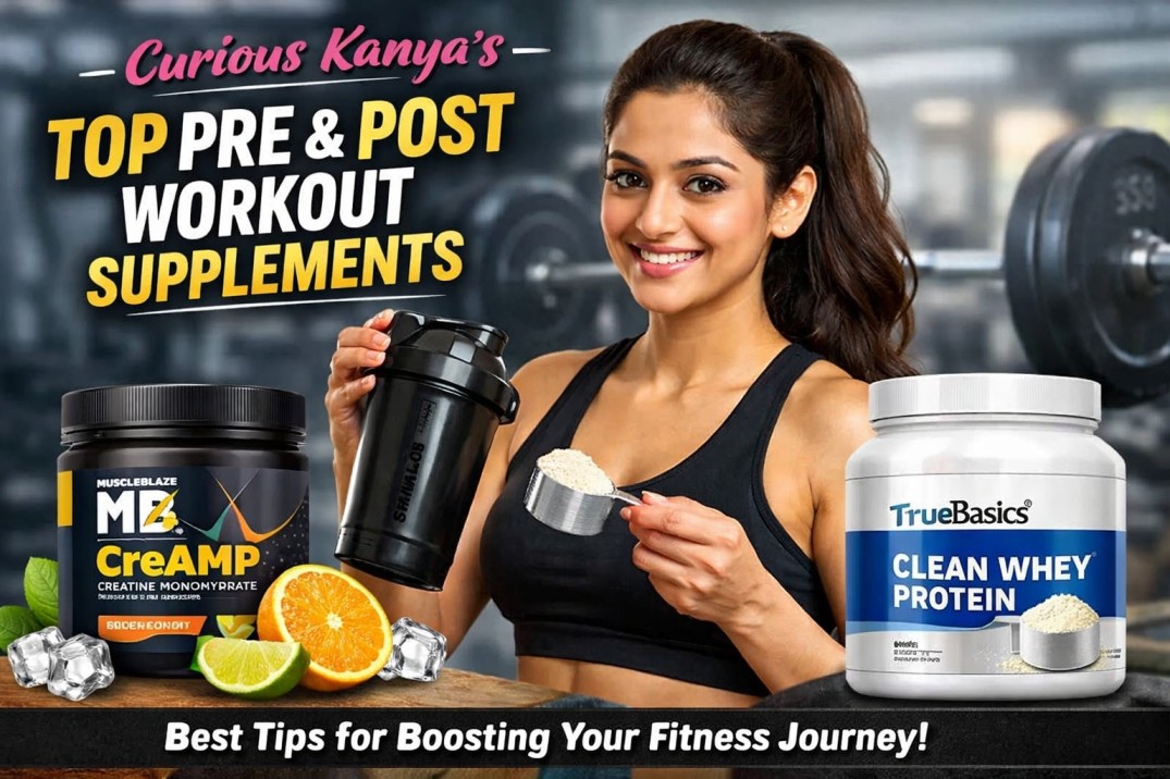 Gym Supplements for Beginners: Top 3 Must-Have Products for Pre and Post Workout