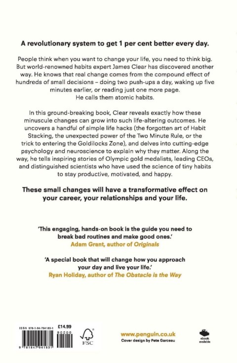 Atomic Habits by James Clear